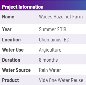 Wades Hazelnut Farm: vancouver Island, BC - agricultural water management project info